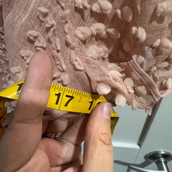 Mine Peach Textured Women's Blouse - Picture 7 of 8